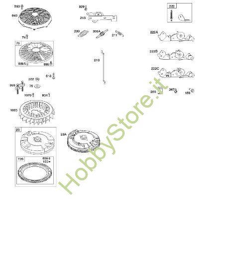 H - Regolatore volano B&S - 40 €¦ 401577-0130-B1 brand Stihl